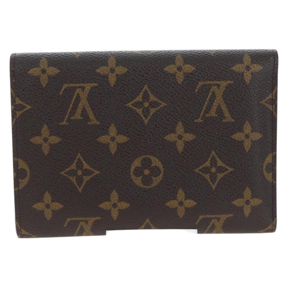 LOUIS VUITTON Monogram Porte TresorEtui Papie Wallet M61202 LV Auth BA15784