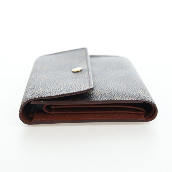 LOUIS VUITTON Monogram Porte TresorEtui Papie Wallet M61202 LV Auth BA15784