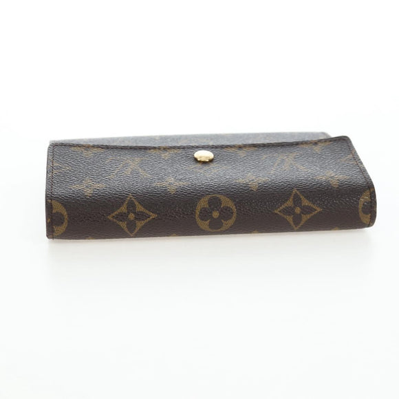LOUIS VUITTON Monogram Porte TresorEtui Papie Wallet M61202 LV Auth BA15784