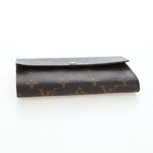 LOUIS VUITTON Monogram Porte TresorEtui Papie Wallet M61202 LV Auth BA15784
