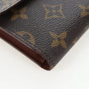LOUIS VUITTON Monogram Porte TresorEtui Papie Wallet M61202 LV Auth BA15784-14