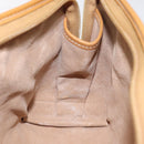 GUCCI Micro GG Supreme Clutch Bag PVC Beige Gold 014 58 0198 Auth BA1579-17