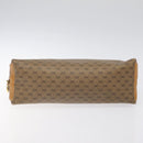 GUCCI Micro GG Supreme Clutch Bag PVC Beige Gold 014 58 0198 Auth BA1579-7