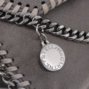 Stella MacCartney Falabella Chain Bag Polyester Gray Silver 364519 Auth BA15790A-15
