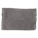 Stella MacCartney Falabella Chain Bag Polyester Gray Silver 364519 Auth BA15790A-3