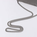 Stella MacCartney Falabella Chain Bag Polyester Gray Silver 364519 Auth BA15790A-8