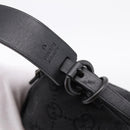 GUCCI GG Canvas Hand Bag Black Silver 103399 Auth BA15792V-14