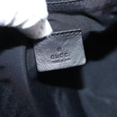 GUCCI GG Canvas Hand Bag Black Silver 103399 Auth BA15792V-16