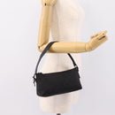 GUCCI GG Canvas Hand Bag Black Silver 103399 Auth BA15792V-21