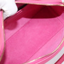 SAINT LAURENT Baby Duffel Hand Bag Leather 2way Pink Gold Auth BA15793V-10