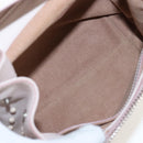 TOD'S Wave Line Backpack Leather Pink Silver Auth BA15794A-25