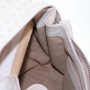 TOD'S Wave Line Backpack Leather Pink Silver Auth BA15794A-26