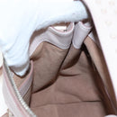TOD'S Wave Line Backpack Leather Pink Silver Auth BA15794A-27