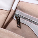 TOD'S Wave Line Backpack Leather Pink Silver Auth BA15794A-29