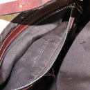 FENDI Zucca Canvas Mamma Baguette Tote Bag Beige Silver Auth BA15795A-12