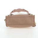BALENCIAGA Classic Metal Edge City Leather 2way Beige Gold 390160 Auth BA15796M-5