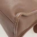 BALENCIAGA Classic Metal Edge City Leather 2way Beige Gold 390160 Auth BA15796M-21