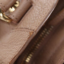 BALENCIAGA Classic Metal Edge City Leather 2way Beige Gold 390160 Auth BA15796M-7