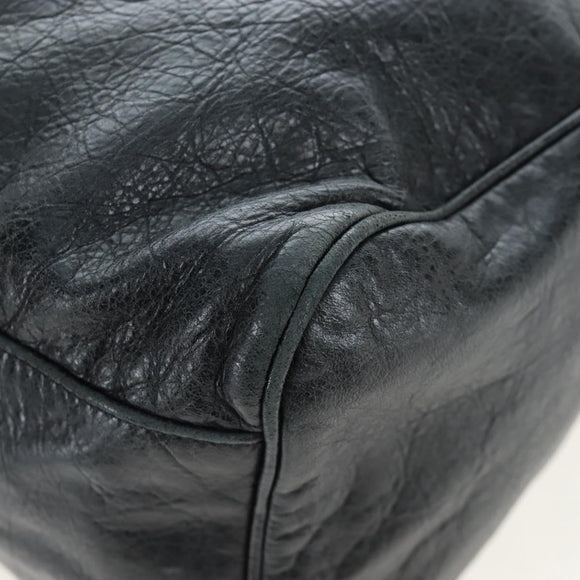 BALENCIAGA Classic Vero Hand Bag Leather 2way Black 235216 Auth BA15797V