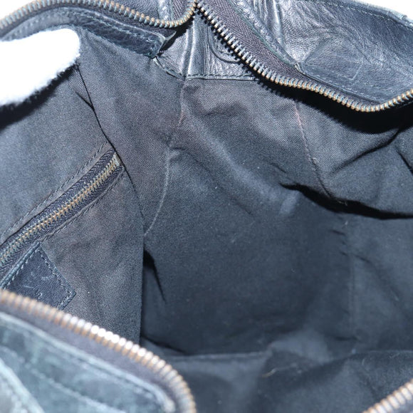 BALENCIAGA Classic Vero Hand Bag Leather 2way Black 235216 Auth BA15797V