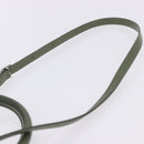 CELINE Big Bag Bucket Hand Bag Leather 2way Green Silver Auth BA15799V-14