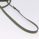 CELINE Big Bag Bucket Hand Bag Leather 2way Green Silver Auth BA15799V-9