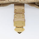 Miu Miu Matelasse Hand Bag Leather Beige Gold Auth BA15801V-20