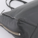 BALENCIAGA Paper B4 Hand Bag Leather Gray Silver 432596 Auth BA15802V-18