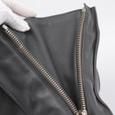 BALENCIAGA Paper B4 Hand Bag Leather Gray Silver 432596 Auth BA15802V-10
