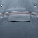 BALENCIAGA Paper B4 Hand Bag Leather Gray Silver 432596 Auth BA15802V-21