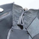 BALENCIAGA Paper B4 Hand Bag Leather Gray Silver 432596 Auth BA15802V-23