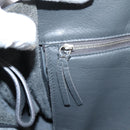 BALENCIAGA Paper B4 Hand Bag Leather Gray Silver 432596 Auth BA15802V-24