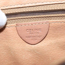 CELINE Macadam Canvas Shoulder Bag PVC Leather Brown Gold Auth BA1581-12