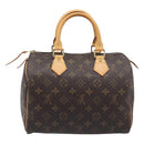 LOUIS VUITTON Monogram Speedy 25 Hand Bag M41528 LV Auth BA15810V-3