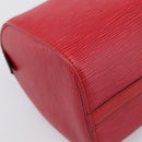 LOUIS VUITTON Epi Speedy 25 Hand Bag Castilian Red M43017 LV Auth BA15812V-14