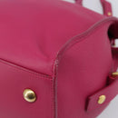 SAINT LAURENT Petit Cabas Hand Bag Leather 2way Pink Gold Auth BA15814V-14