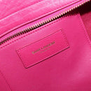 SAINT LAURENT Petit Cabas Hand Bag Leather 2way Pink Gold Auth BA15814V-24