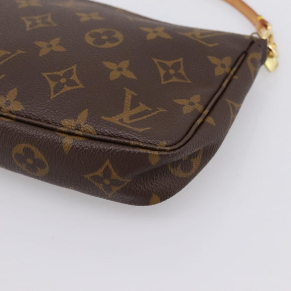 LOUIS VUITTON Monogram Pochette Accessoires Pouch M51980 LV Auth BA15816V