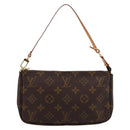 LOUIS VUITTON Monogram Pochette Accessoires Pouch M51980 LV Auth BA15816V-13
