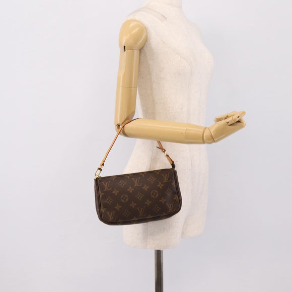 LOUIS VUITTON Monogram Pochette Accessoires Pouch M51980 LV Auth BA15816V