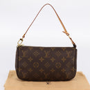 LOUIS VUITTON Monogram Pochette Accessoires Pouch M51980 LV Auth BA15816V-12