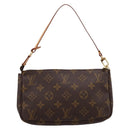 LOUIS VUITTON Monogram Pochette Accessoires Pouch M51980 LV Auth BA15816V-2