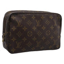 LOUIS VUITTON Monogram Trousse Toilette 23 Clutch Bag M47524 LV Auth BA15817-1