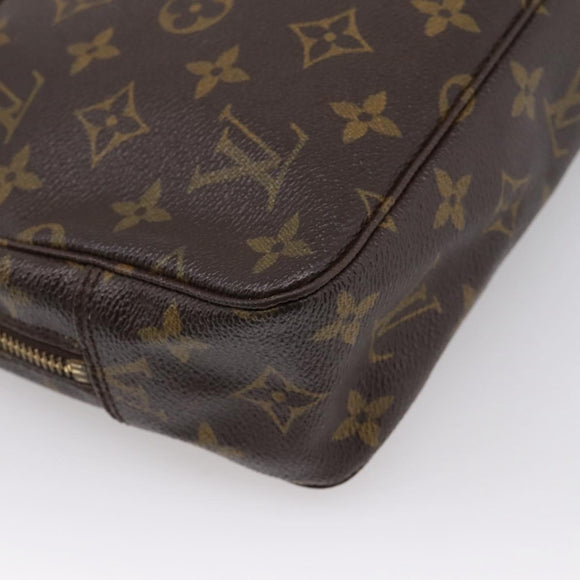LOUIS VUITTON Monogram Trousse Toilette 23 Clutch Bag M47524 LV Auth BA15817