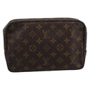 LOUIS VUITTON Monogram Trousse Toilette 23 Clutch Bag M47524 LV Auth BA15817-2