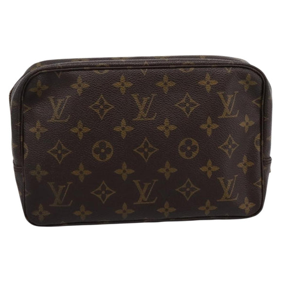 LOUIS VUITTON Monogram Trousse Toilette 23 Clutch Bag M47524 LV Auth BA15817