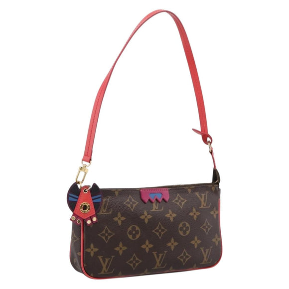 LOUIS VUITTON Monogram Totem Pochette Accessoires Pouch M41669 LV Auth BA15818V