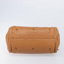 Chloe Paddington Hand Bag Leather Beige Gold Silver Auth BA15819V-10