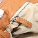 Chloe Paddington Hand Bag Leather Beige Gold Silver Auth BA15819V-24