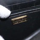 Christian Dior Shoulder Bag Leather Black Brown gold Auth BA1582-17